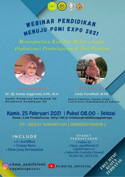 Webinar Pendidikan PGMI Expo 2021