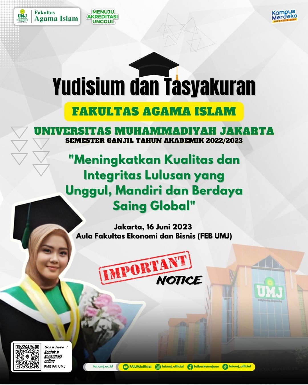 Fakultas Agama Islam – Universitas Muhammadiyah Jakarta